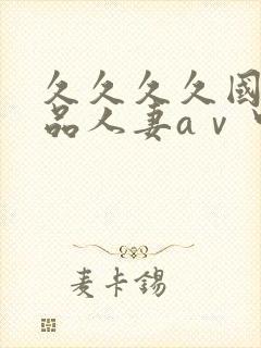 久久久久国产精品人妻aⅴ中出