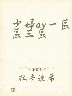 少妇av一区二区三区封面