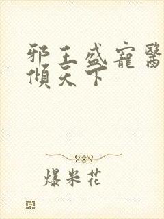 邪王盛宠医妃权倾天下