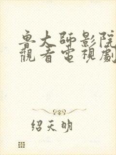 鲁大师影院在线观看电视剧的方法