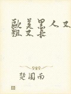 欧美黑人又黑又粗又长封面