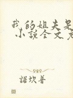 我的姐夫是太子 小说全文免费阅读