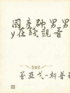 国产帅男男gay在线观看