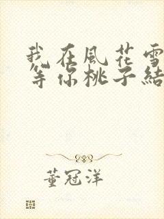 我在风花雪月里等你桃子结局