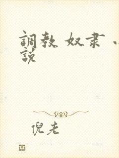 调教 奴隶 小说