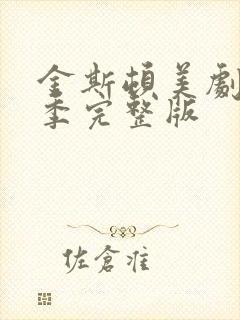 金斯顿美剧第一季完整版