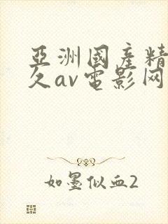 亚洲国产精品久久av电影网