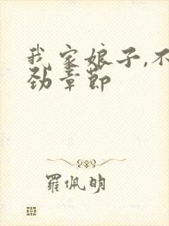 我家娘子,不对劲章节