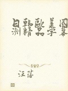 日韩欧美国产亚洲精品字幕封面