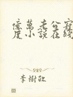 亿万老公宠妻无度小说在线阅读