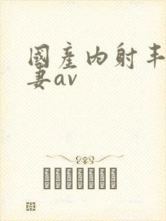 国产内射丰满人妻av