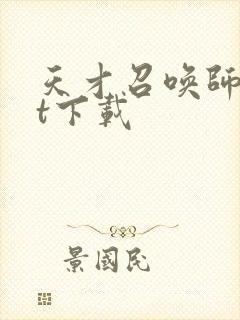 天才召唤师txt下载