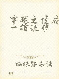 穿越之侯府嫡女一指流砂封面