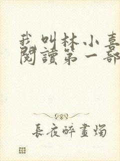 我叫林小喜全文阅读第一部