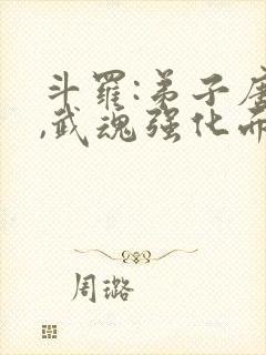 斗罗:弟子唐三,武魂强化面板