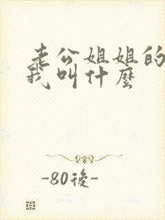 老公姐姐的儿子我叫什么