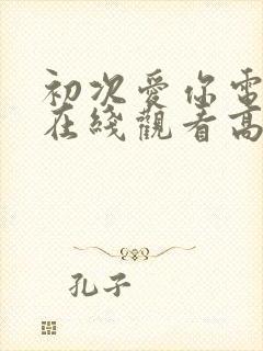 初次爱你电视剧在线观看高清免费封面