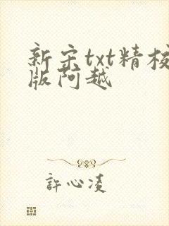 新宋txt精校版阿越