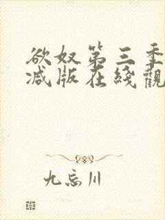 欲奴第三季无删减版在线观看