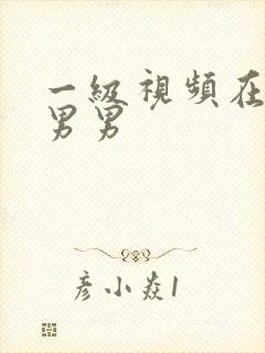 一级视频在线看男男