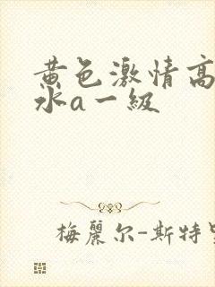黄色激情高潮喷水a一级