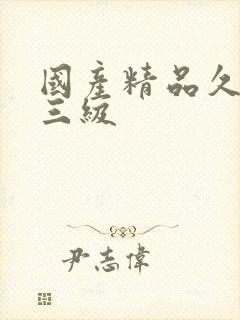 国产精品久久久三级