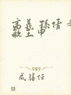 高义 孙倩 赵敏王申