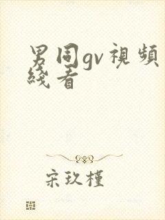 男同gv视频在线看