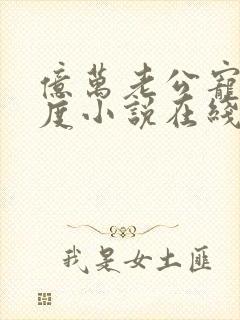 亿万老公宠妻无度小说在线阅读