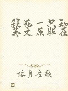 杀死一只知更鸟英文原版在线阅读