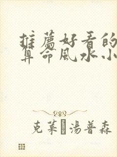 推荐好看的玄学算命风水小说封面