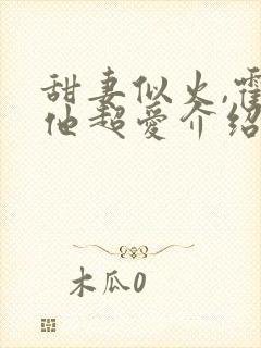 甜妻似火,霍爷他超爱介绍