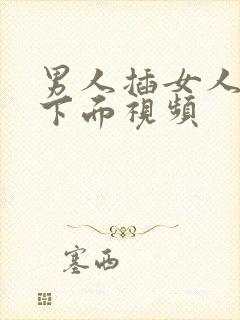 男人插女人身体下面视频