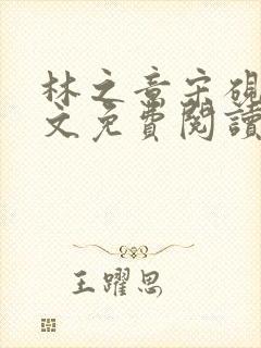 林之意宋砚泽全文免费阅读