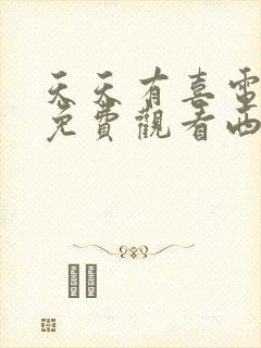 天天有喜电视剧免费观看西瓜