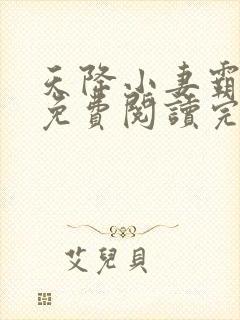 天降小妻霸道宠免费阅读完整版