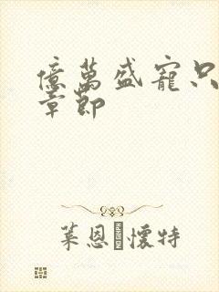 亿万盛宠只为你章节封面