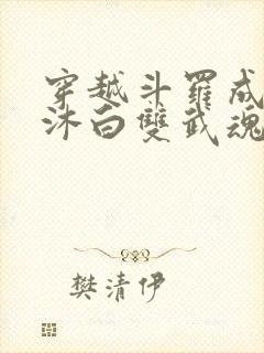 穿越斗罗成为戴沐白双武魂的小说封面