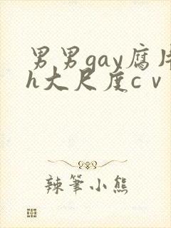 男男gay腐片h大尺度cⅴ小蓝