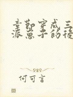 章节穿成三个反派崽子的后娘怎么办封面