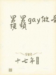 男男gay做受视频