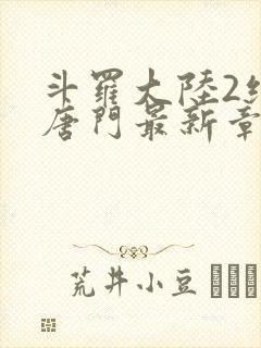 斗罗大陆2绝世唐门最新章节小说