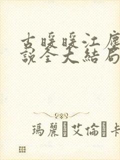 古暖暖江尘御小说全大结局封面