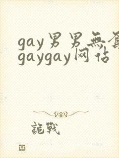 gay男男无套gaygay网站