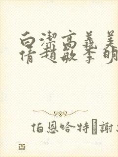 白洁高义美红孙倩赵敏李明封面