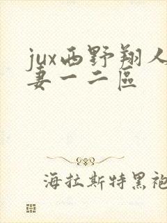 jux西野翔人妻一二区封面
