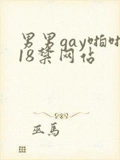 男男gay啪啪18禁网站
