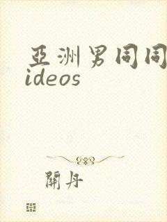 亚洲男同同性videos