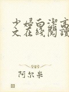 少妇白洁高义全文在线阅读封面