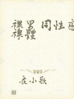 裸男 同性恋 裸体封面